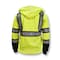 Dewalt Type R Class 3, Type R Class 3, Polyester Fleece, Hi-Vis Green / Black, 2X DSJ32-3ZGS-2X - alternate 9